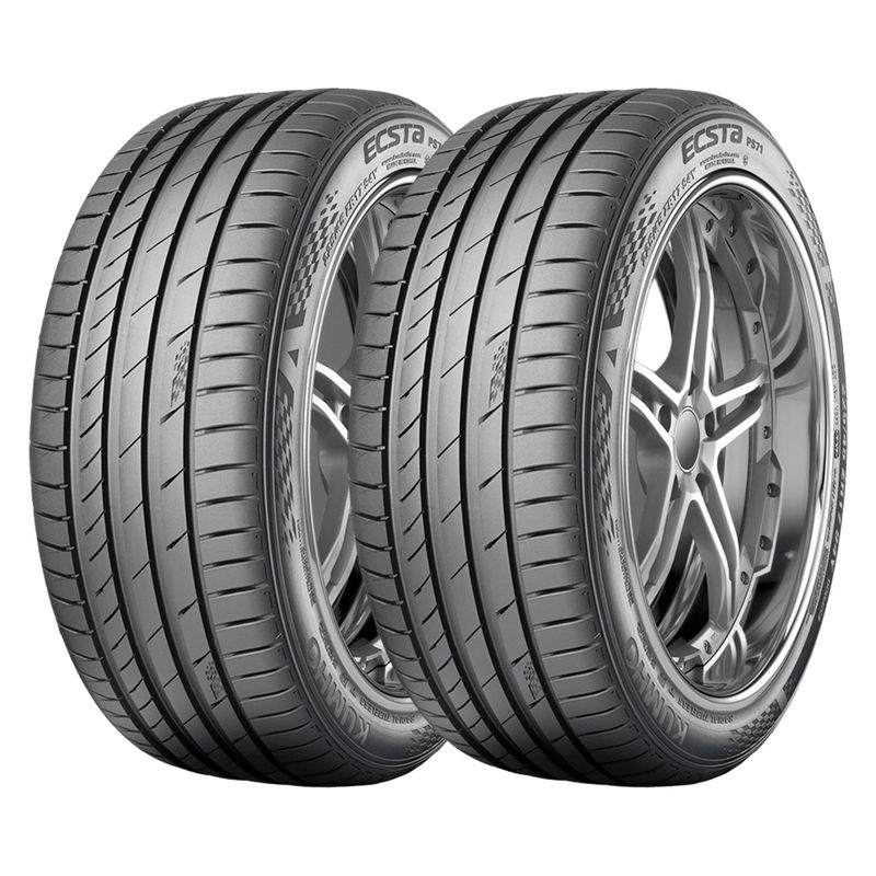 لاستیک خودرو کومهو تایر مدل ecsta سایز 17 _50 _205   2 حلقه